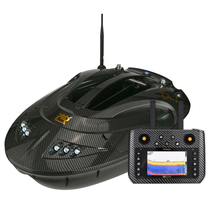 Zavážecí loďka s barevným displejem ovladače u sonarové varianty