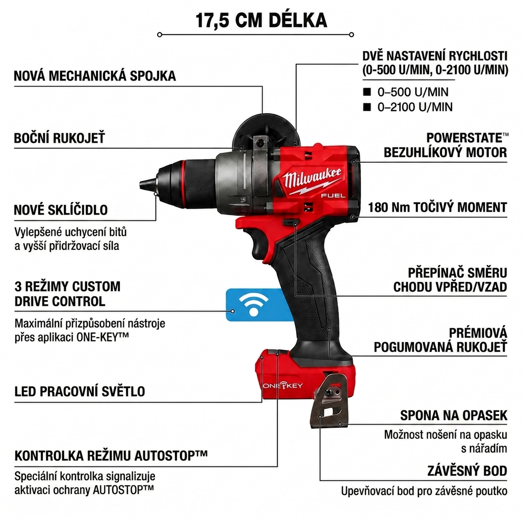 MILWAUKEE M18 ONEPD3-502X – produktová fotografie 3