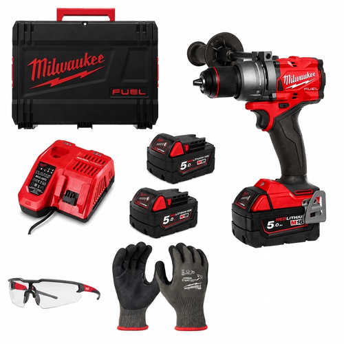 MILWAUKEE M18 ONEPD3-502X – Základní sada s ochrannými brýlemi a rukavicemi