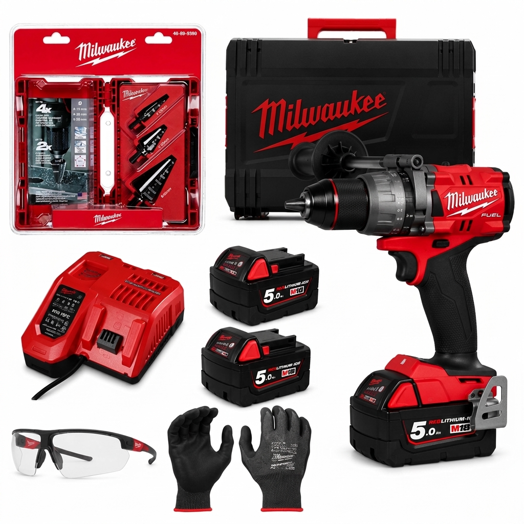 MILWAUKEE M18 ONEPD3-502X – Sada se 3 stupňovitými vrtáky